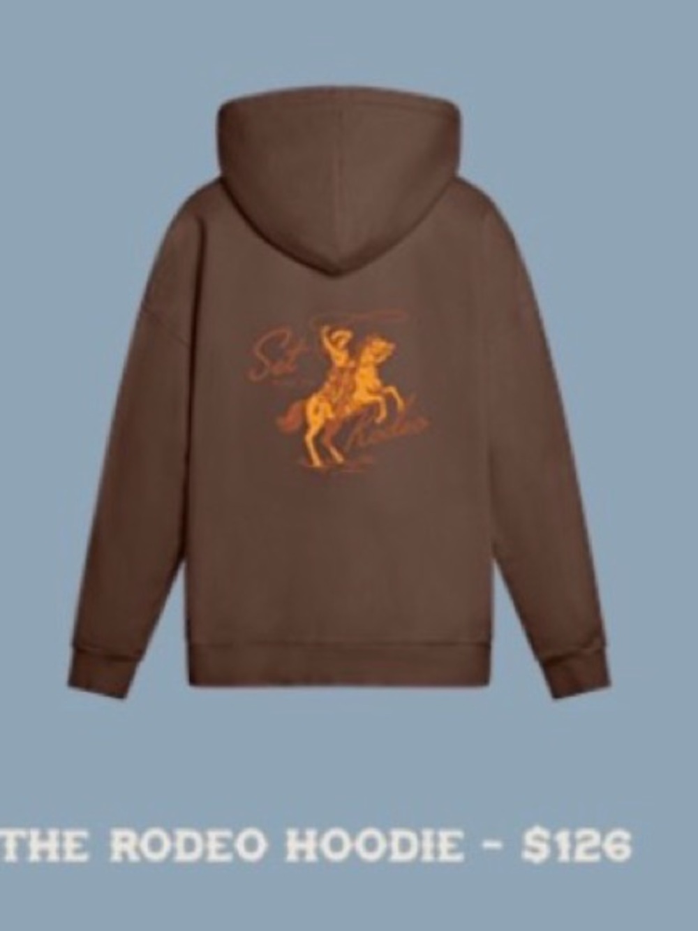 SET Active Limited edition - Austin Drop- Rodeo Brown Hoodie & shorts set